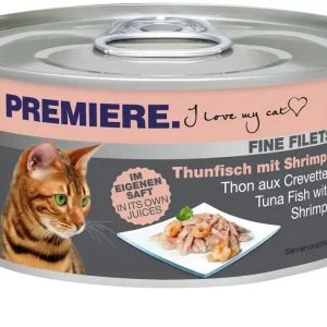Ausverkauf PREMIERE Fine Filets Thunfisch und Shrimps 80 g